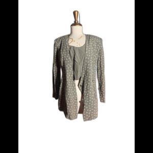 Ultra Dress Blazer Size 12 Vintage 90's Cottagecore Coquette Faux Front
